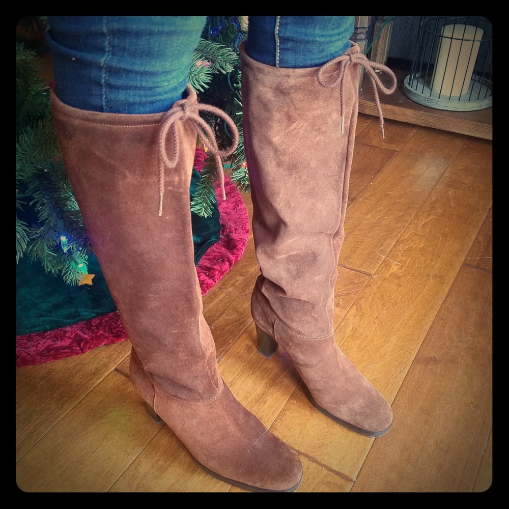 Michael Kors suede boots size 8